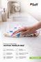 Blumenkorb Microfiber Kitchen Cleaning Cloth Stain Resistant Large Surface Patterned Kitchen Cleaning Cloth 70X50 cm Colorful Butterfly - 2