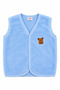 Unisex Plush Vest with Teddy Bear Detail - 3