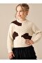 Girl's Premium Quality Knitwear Sweater Beige-Brown