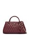 Women's Handbag Quilted Monogram Patterned Chain Strap Zippered Stylish Daily Shoulder Bag
