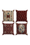 Double-Sided Printed 4-Piece Throw Pillow Cover Set 6Esld1 - 2