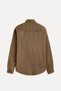 Men's Brown Lyocell Blend Regular Fit Long Sleeve Shirt - 2