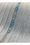 Silver Blue Stone Gema Bracelet - 2