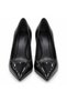 Women's Pointed Toe Thin Heeled Patent Leather Stiletto Evening Dress Shoes - 5