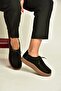 V999646461 Black Genuine Leather Suede Women's Shoes - 3