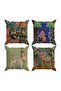 Double-Sided Printed 4-Piece Throw Pillow Cover Set 6Eld6 - 2