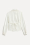 Women's Off-White Fitted Embroidered Shirt - 2