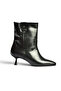 Z282810709 Black Thin Heeled Women's Boots - 2