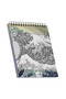 The Great Wave Off Kanagawa, Hokusai, A5 Sketchbook, Unlined, 100 Pages, 100 Grams, White Color - 2