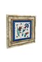 Ottoman Iznik Tile Pattern Printed Natural Stone Table