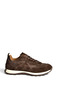Z312507561 Brown Genuine Leather Suede Women's Sneakers Sneakers - 8