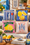 Double-Sided Printed 4-Piece Throw Pillow Cover 6Eld20