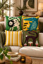 Double-Sided Printed 4-Piece Throw Pillow Cover 6Eld11