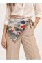 Satensi Square Shawl Women's Red - White - 4