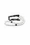 Round Stone Black Imamiya Prayer Beads