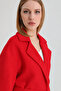 Red Cashmere Coat - 5