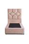 KYROS SINGLE BED 100X200 CM - GOLD - 5