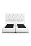 KYROS SUPER KING BED 200X200 CM - WHITE - 5