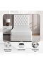 THALASSA SINGLE BED 120X200 CM - WHITE - 7