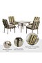 IRAA OUTDOOR DINING SET 1+4 - MULTI COLOR - 6