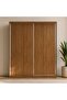 FLEXO 2 DOOR SLIDING WARDROBE - ALMOND - 2