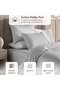 HH Luxe 600TC Cotton Sateen Engineered Dobby 3-Piece Queen Comforter Set 200x240cm - Grey - 7