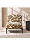 TRIESTAN SINGLE SEATER SOFA - WHITE & BROWN - 2