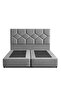 KYROS SUPER KING BED 200X200 CM - GREY - 5