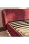 RUBY SUPER KING BED 200X200 - RED - 3