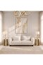 TOVON 3 SEATER SOFA - BEIGE - 2