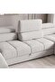 JAARA 4 SEATER CORNER SOFA BED - GREY - 8