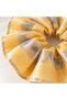 Ribbon Detailed Taffeta and Tulle Large Scrunchie Hair Tie – 14 cm - 4