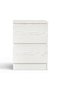MALMO 2 DRAWERS NIGHT STAND - WHITE - 5