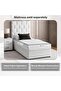 AETHER SINGLE BED 100X200 CM - WHITE - 6