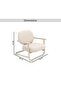 MAJESTIC OASIS OUTDOOR SINGLE SEATER SOFA - LIGHT SAND - 8