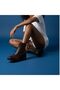 Brown Leather Women's Thick Heeled Boots with Metal Front Zipper - 3