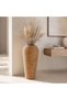 Ochre Rattan Floor Planter With PP Insert 53x53x105cm - Natural