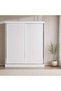 FLEXO 2 DOOR SLIDING WARDROBE - WHITE - 2