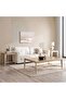 TOADKING COFFEE TABLE 2 END TABLE SET - BEIGE