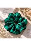 Ribbon Detailed Taffeta and Tulle Large Scrunchie Hair Tie – 14 cm - 2