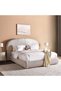 ZOE KING BED 180X200 CM - GOLD ~ GOLD