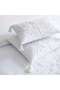 Elysia Embroidered Washed Cotton 5 pc Super King Comforter Set 250x260cm - White - 3