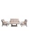 GRAYSON OUTDOOR SOFA SET 3+1+1+CT - BEIGE - 8