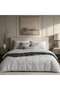 Hotel Nouveau Imperial 400TC Cotton 3-Piece Super King Duvet Cover Set 260x220cm -Silver Grey - 2