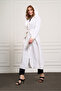 Hooded Belted Linen Coat