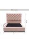 THALASSA QUEEN BED 160X200 CM - GOLD - 8