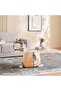 ROSELLE COFFEE TABLE - SILVER ROSE GOLD