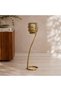 Ambitus Metal Cicuit Floor Pillar Candle Holder 22.5x22.5x87cm - Gold
