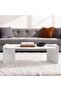 LENORA COFFEE TABLE MARBLE - WHITE - 2