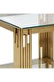 PYRUS END TABLE GLASS - GOLD - 4
